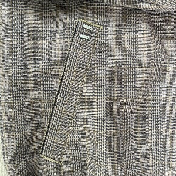 Billabong Plaid Bomber Jacket - Olive and Gray - Picture 8 of 9